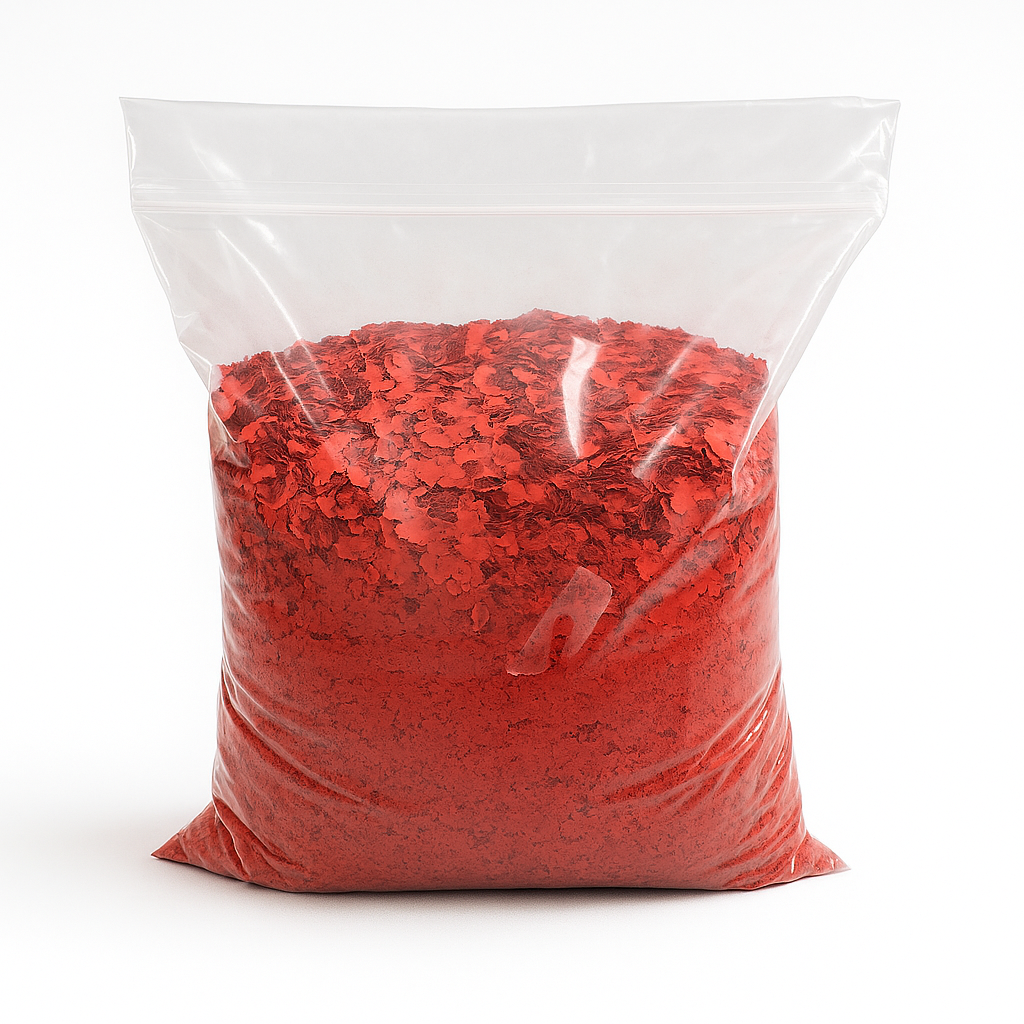 Farbchips Einzeln - 1kg, Vorderansicht, Farbe: Rot