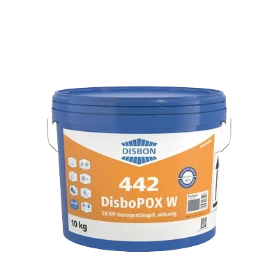 DISBOPOX W 442 2K-EP-GARAGENSIEGEL 10 kg, Produktansicht des Kübels