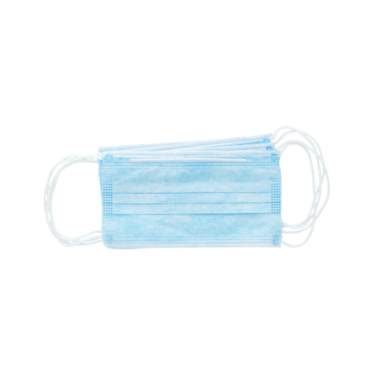 OP Maske, Frontansicht von 4 Masken