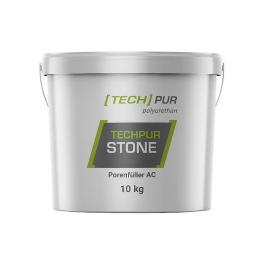 Porenfüller AC, Frontansicht des Kübels