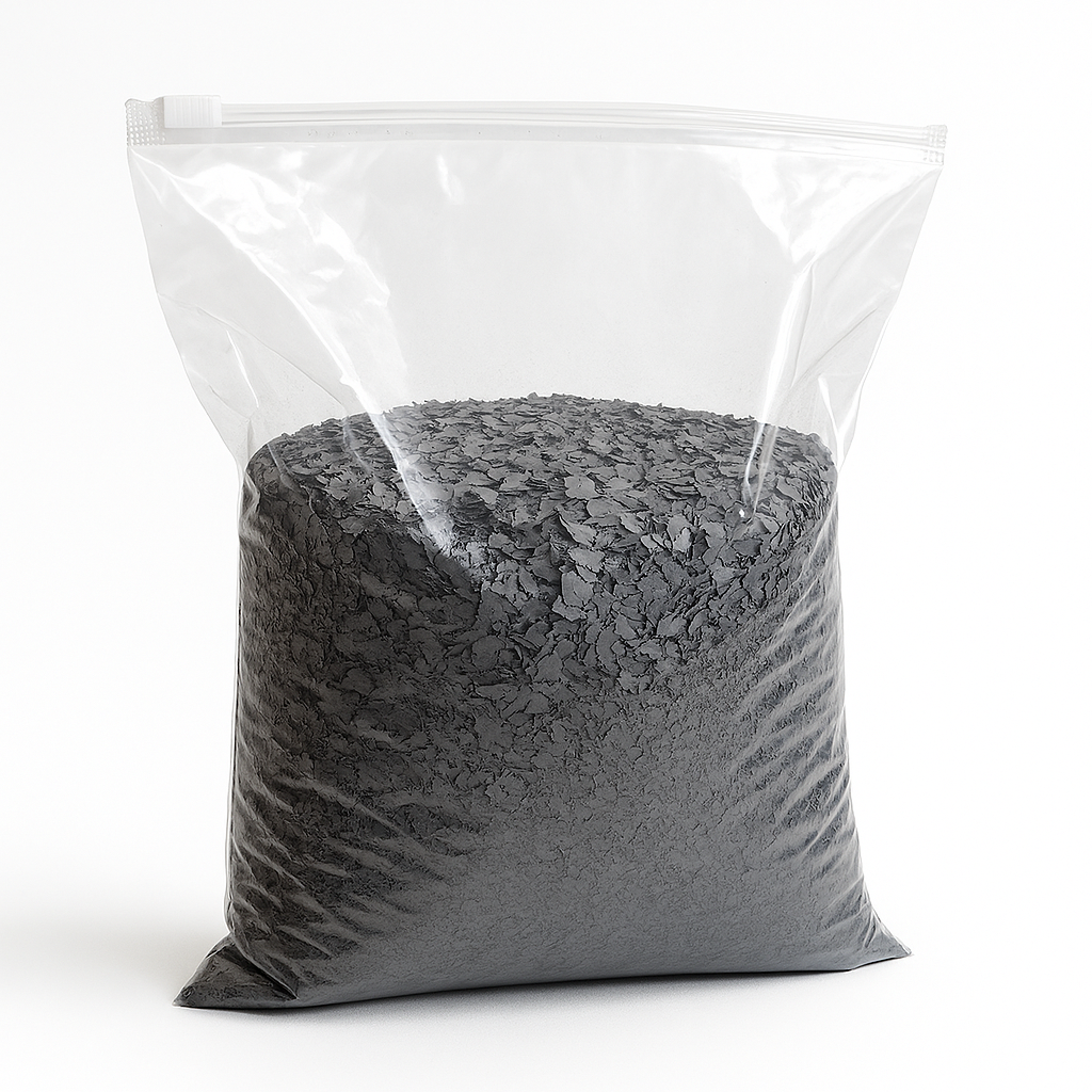 Farbchips Einzeln - 1kg, Vorderansicht, Farbe: Eisengrau