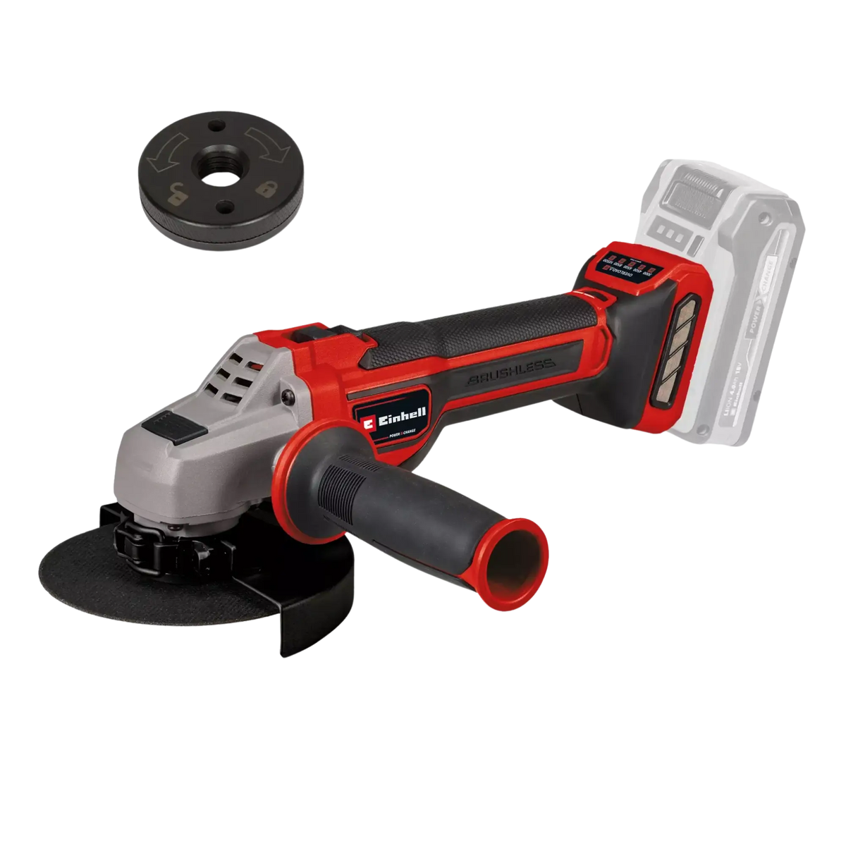 EINHELL Professional Akku‑Winkelschleifer TP‑AG 18/125 CE Q Li ‑ Solo bei Bauchemie.at online bestellen