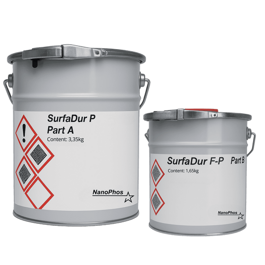 NANOPHOS SurfaDur P Poolbeschichtung - Komp. A+B 5kg in 3 verschiedenen Farben