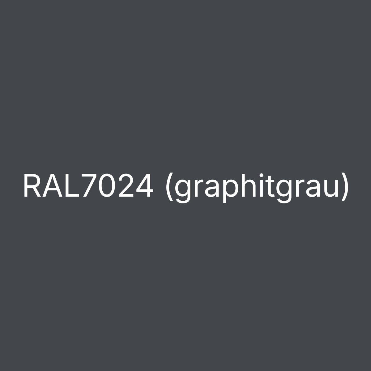Farbmuster RAL 7024 Graphitgrau
