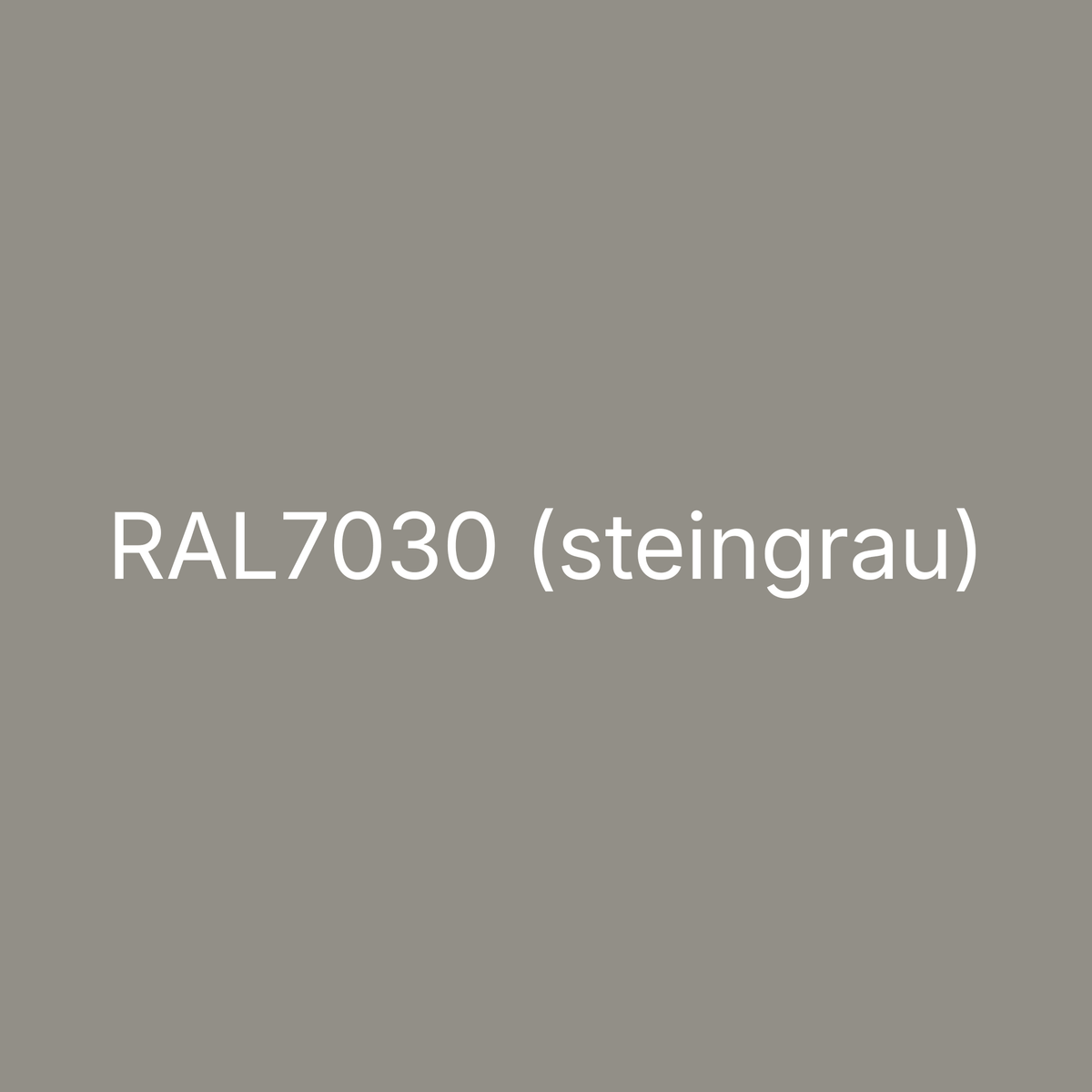 Farbmuster RAL 7030 Steingrau