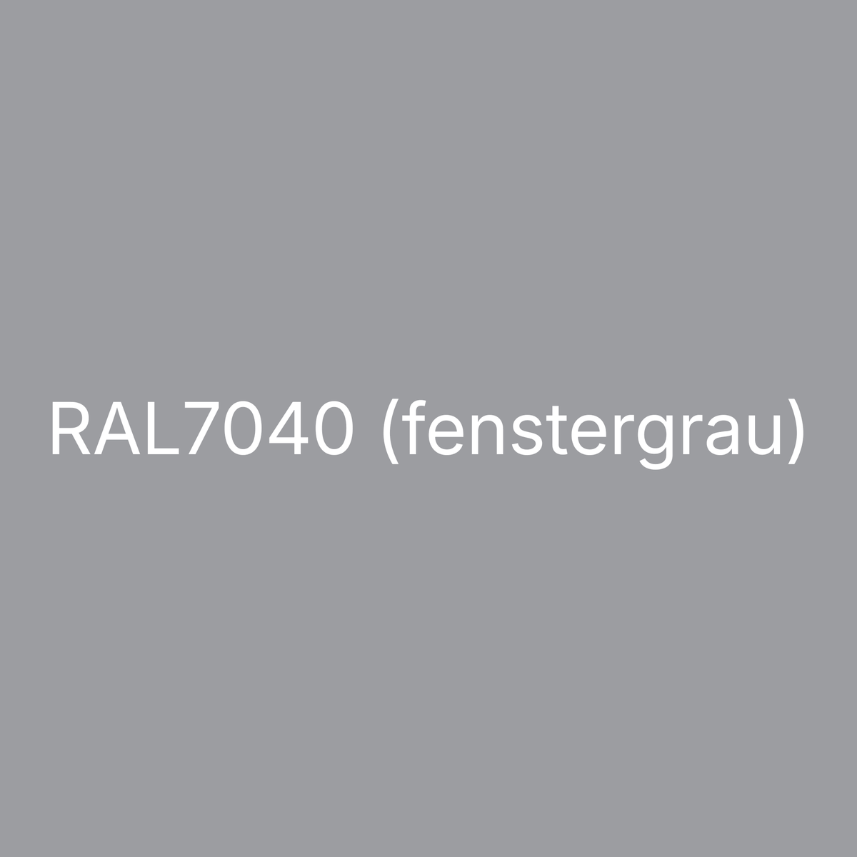 Farbmuster RAL 7040 Fenstergrau