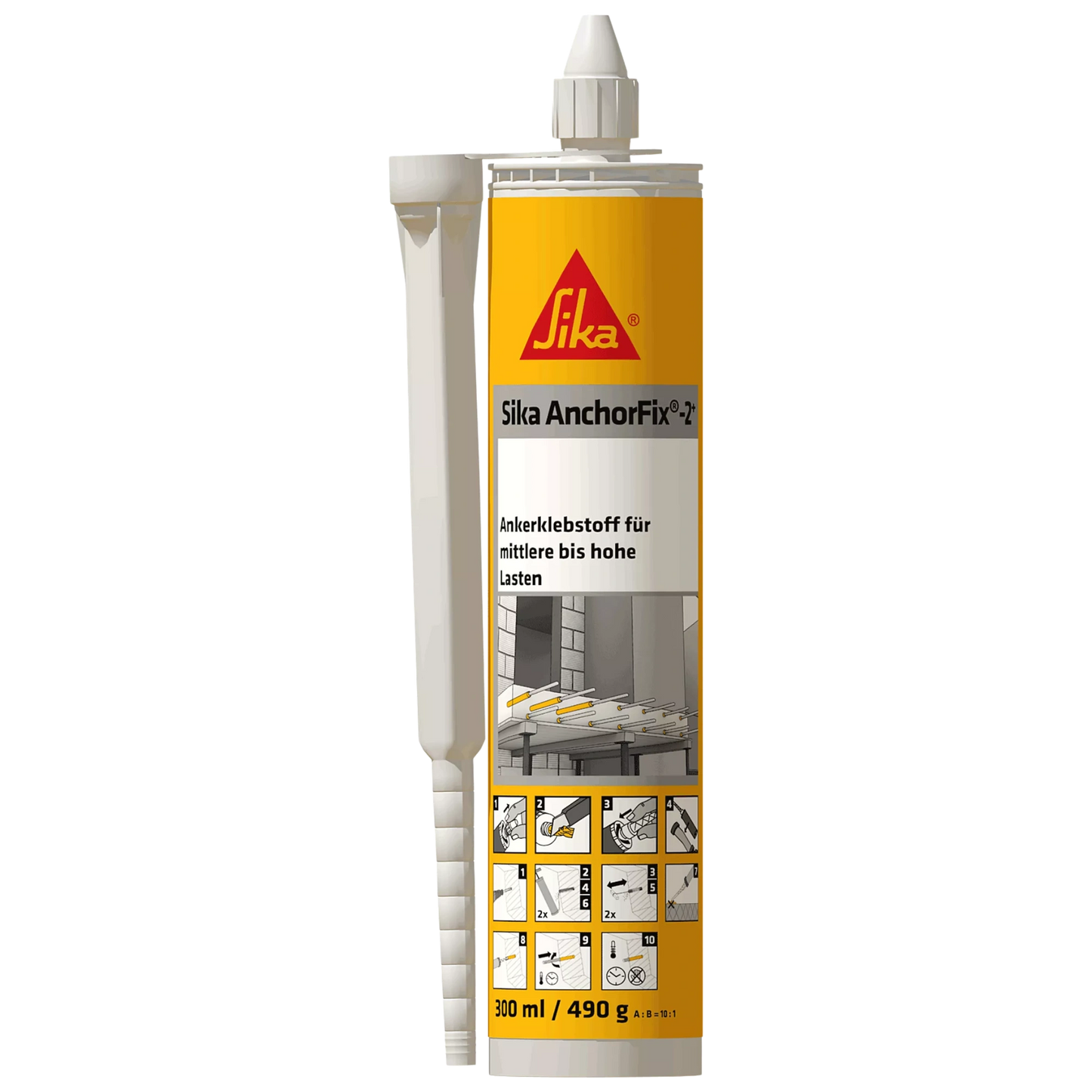Sika AnchorFix-2+ Komponente A+B Kartusche 300ml | Bauchemie.at