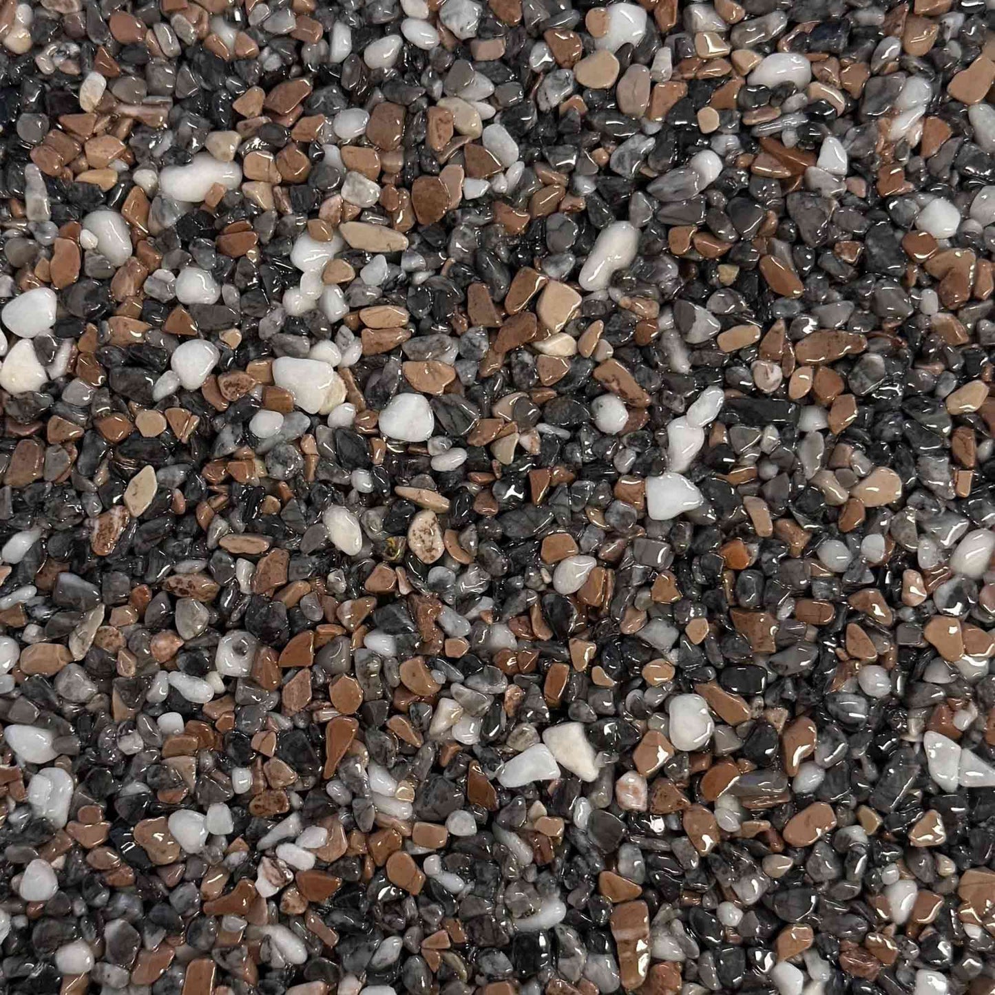 TECHPUR Marmorkies für Steinteppich - Farbe Bunt-Mischung (2-4mm) 25kg | Bauchemie.at