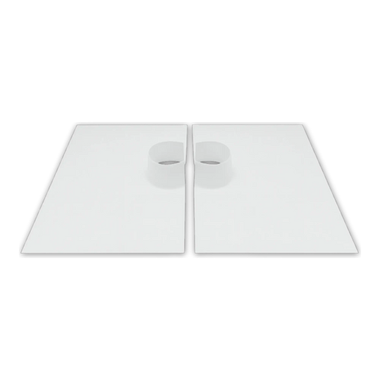 TECHPUR Rohmanschette 2-teilig - 10 Stück