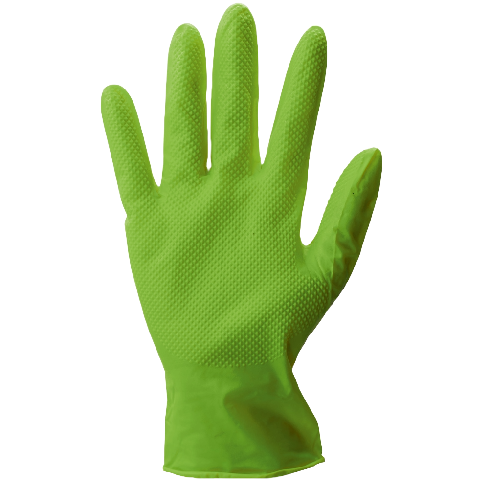 STRONGHAND Nitril Grip Handschuhe Grün (Box á 50 Stk)