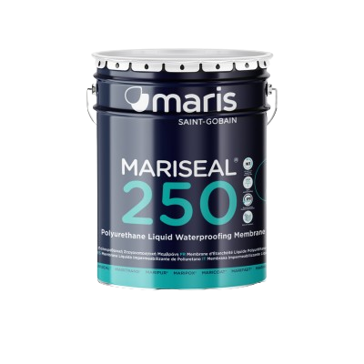 Mariseal 250 - 15 Kg, Frontansicht des Kübels