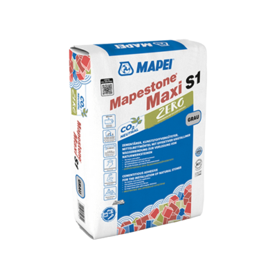 Mapestone Maxi S1 ZERO 25kg, Frontansicht des Sacks