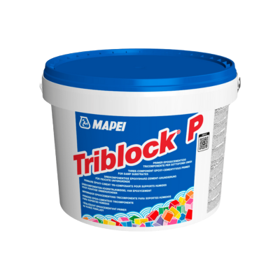 Triblock P 5kg, Frontansicht des Kübels