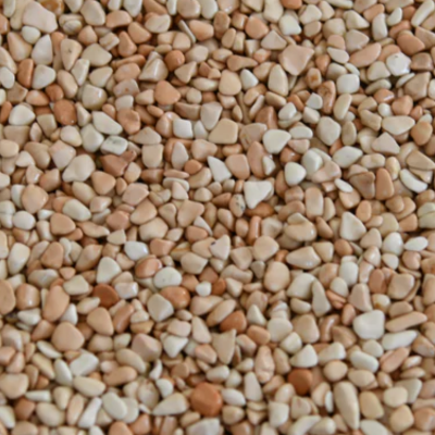 MARMOR Rosa Corallo (2-4mm) 25kg; Draufsicht Muster