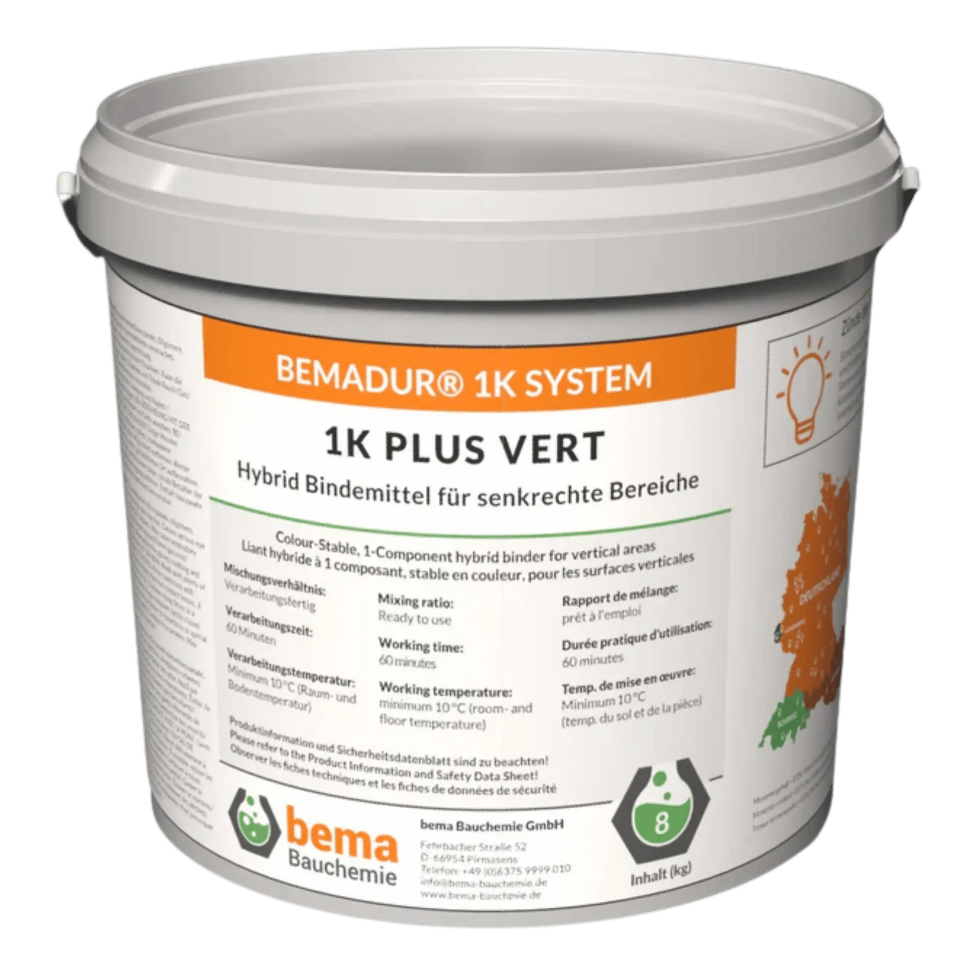 BEMADUR Steinteppich-Bindemittel 1K PLUS VERTICAL 8kg