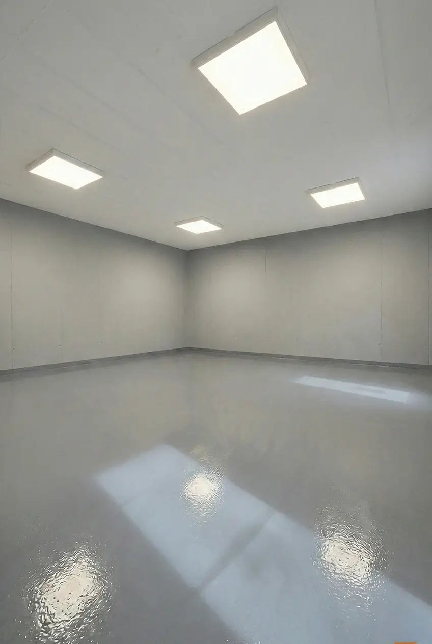 Bodenbeschichtung-Komplettset - Grundierung & Verlaufsbeschichtung verlegt in einem Keller | Bauchemie.at