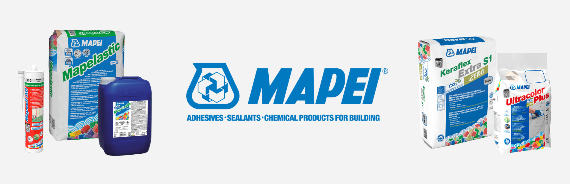 MAPEI Marken Banner | Bauchemie.at
