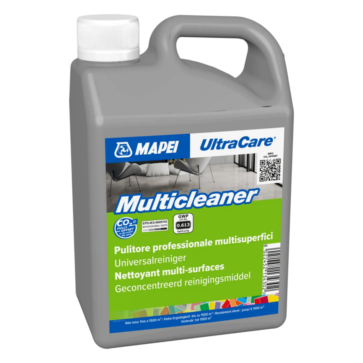 MAPEI UltraCare Multicleaner Neutralreiniger Konzentrat