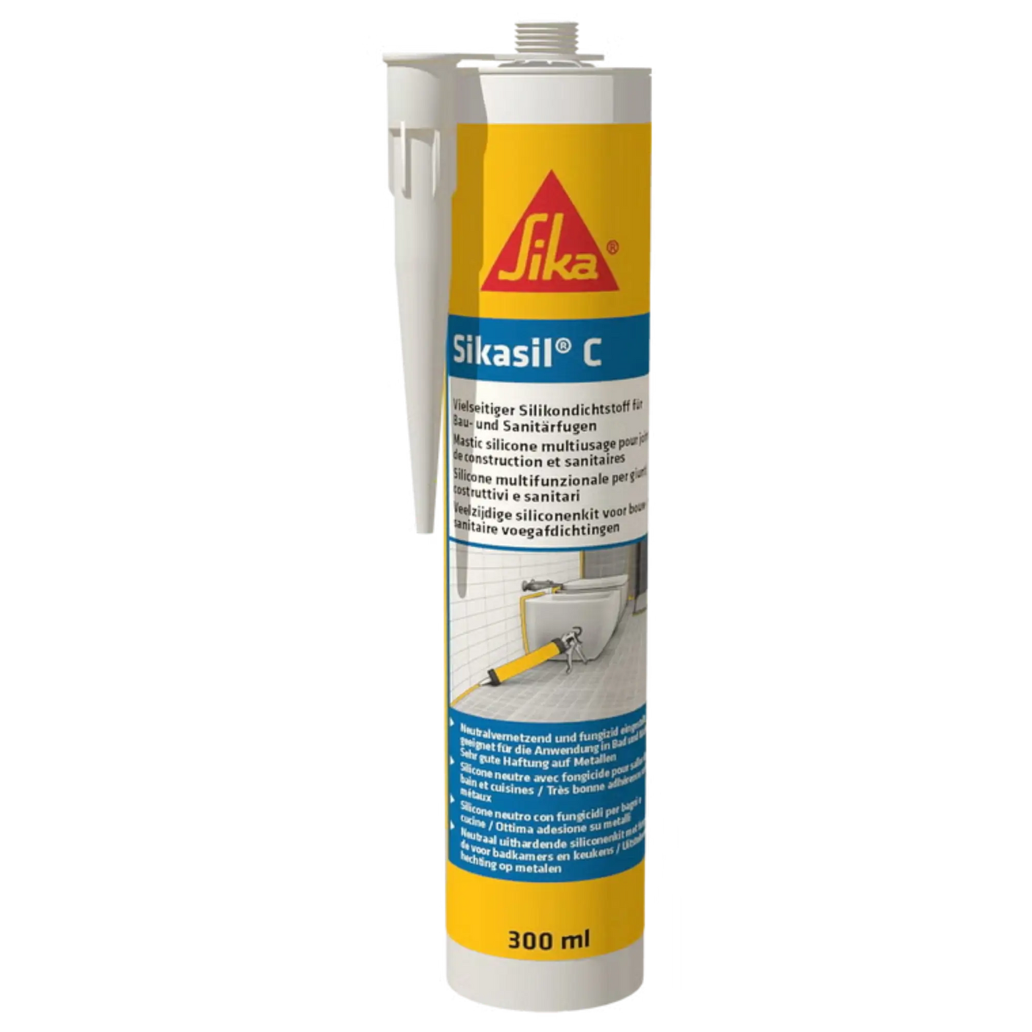 SIKA Sikasil-C Sanitärsilikon 300ml online kaufen | Bauchemie.at