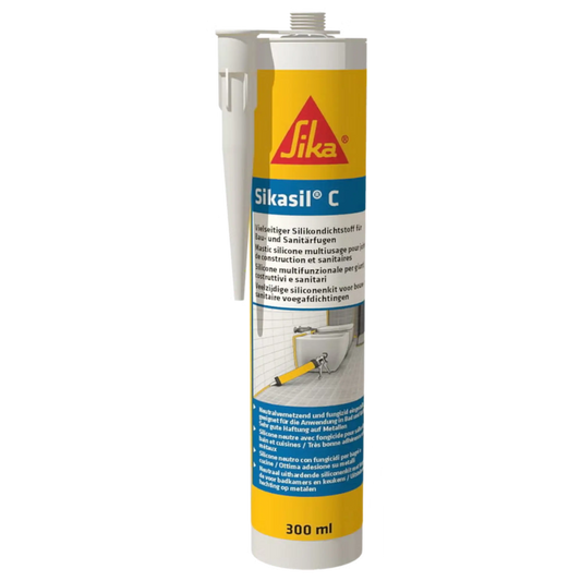 SIKA Sikasil-C Sanitärsilikon 300ml online kaufen | Bauchemie.at