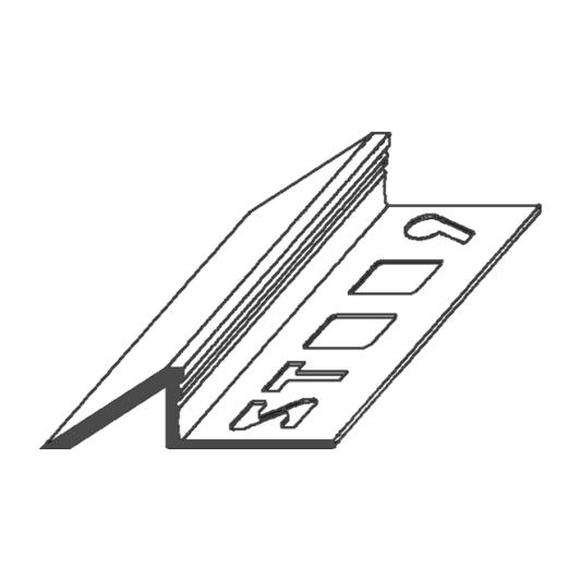 ST-PROFILE Ausgleichsprofil Aluminium schmal silber eloxiert 3m