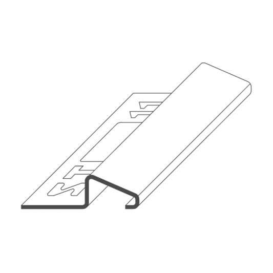 ST-PROFILE Ausgleichsprofil Edelstahl K220-geschliffen 2,5m