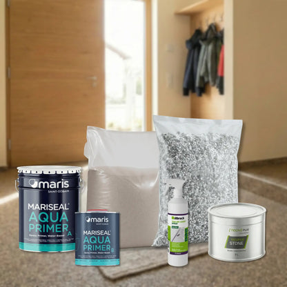 Steinteppich-Komplettset für den Innenbereich | Bauchemie.at