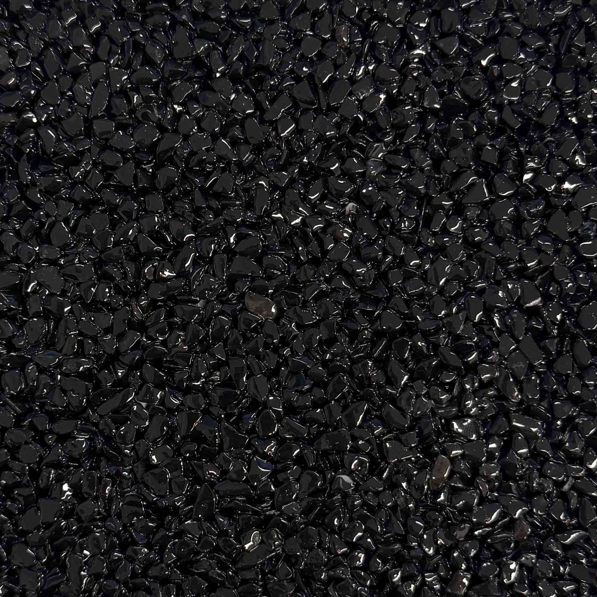 TECHPUR Marmorkies für Steinteppich - Farbe Nero Ebano (2-4mm) 25kg | Bauchemie.at