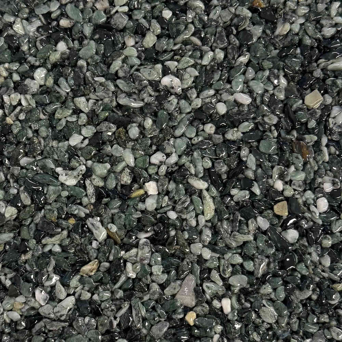 TECHPUR Marmorkies für Steinteppich - Farbe Verde Alpi (2-4mm) 25kg | Bauchemie.at