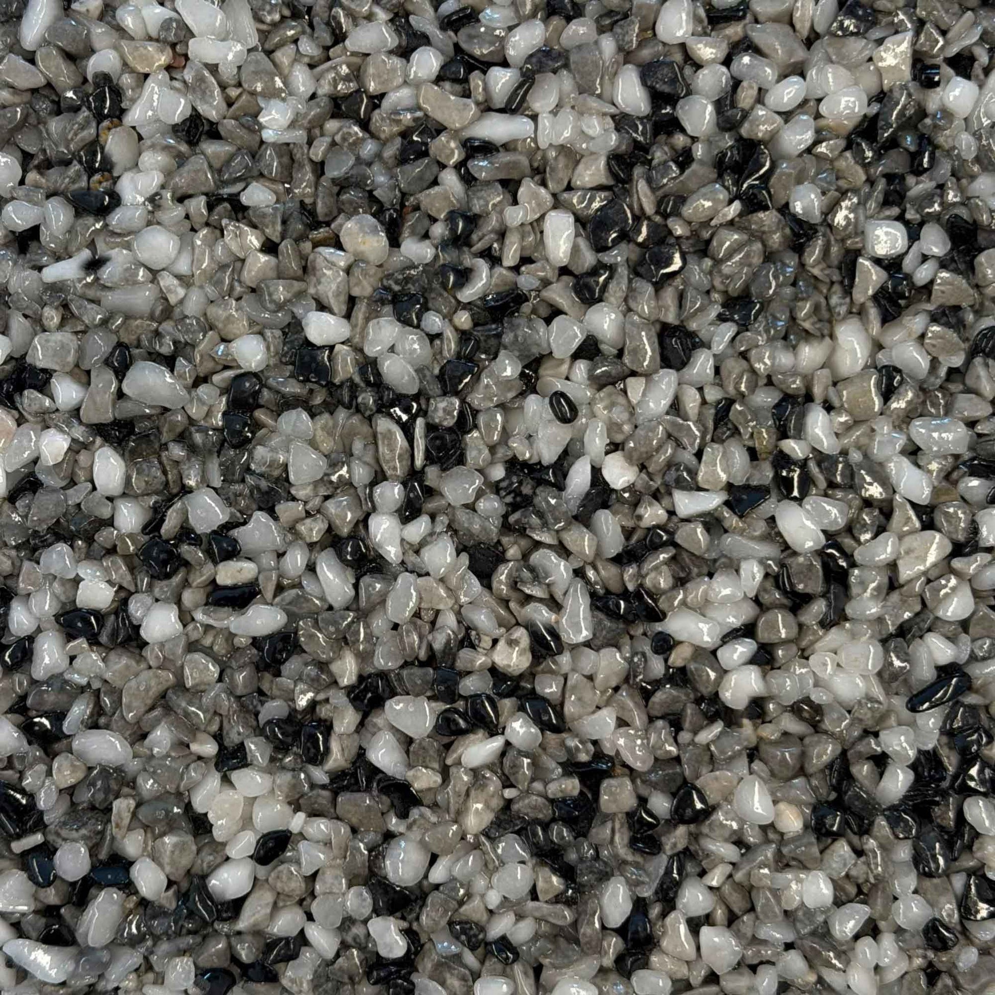 TECHPUR Marmorkies für Steinteppich - Farbe Kontrast (2-4mm) 25kg (Kopie)