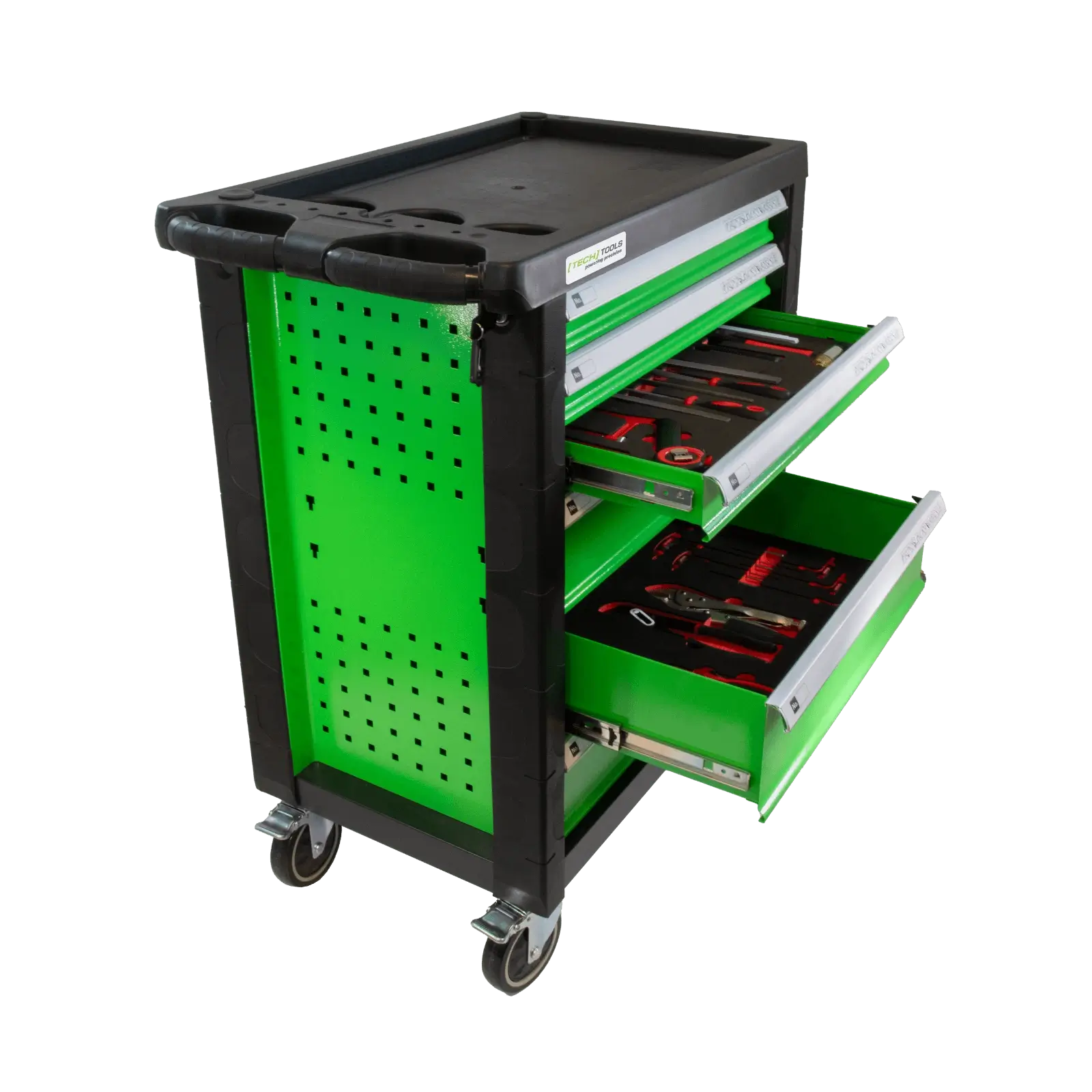 TECHTOOLS Werkzeugwagen (201-teilig) Offen 2 | Bauchemie.at