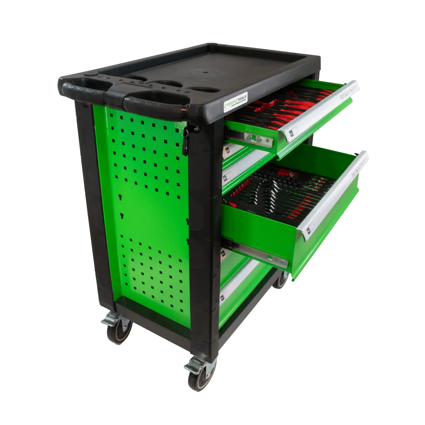 TECHTOOLS Werkzeugwagen (201-teilig) Offen 3 | Bauchemie.at