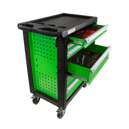 TECHTOOLS Werkzeugwagen (201-teilig) Offen 3 | Bauchemie.at