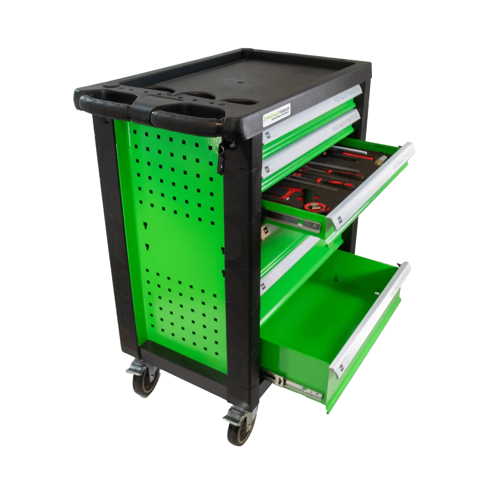 TECHTOOLS Werkzeugwagen (201-teilig) Offen 4 | Bauchemie.at